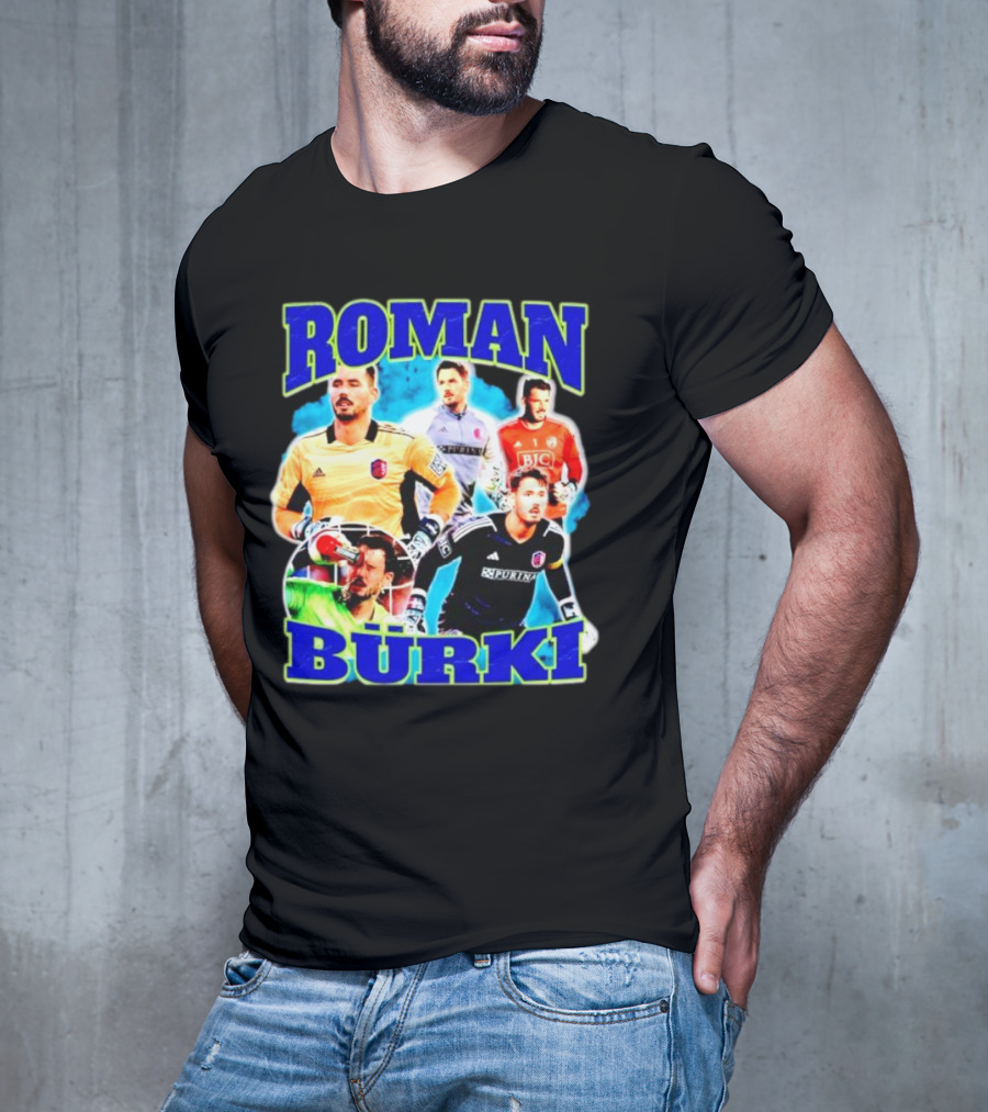 Roman Bürki Soccer Goalkeeper Collage Bootleg T-Shirt
