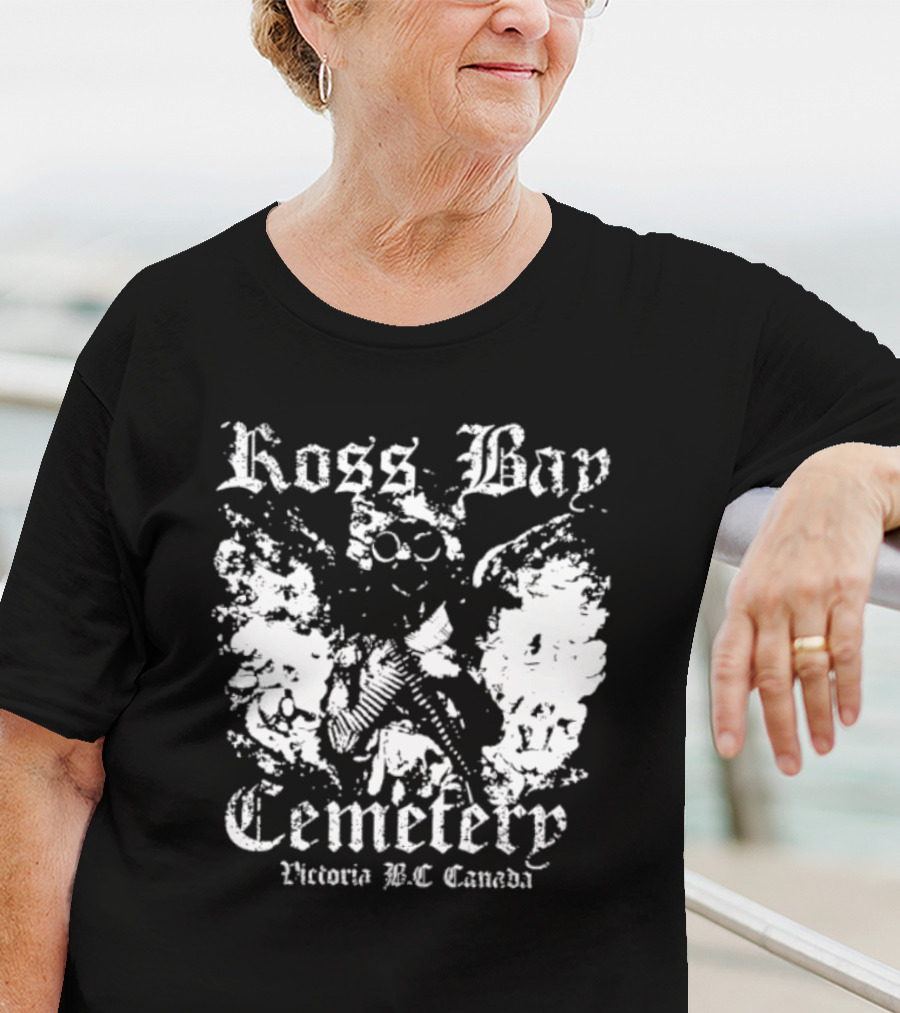 Ross Bay Cemetery Victoria BC Canada Vintage Gothic Skull T-Shirt
