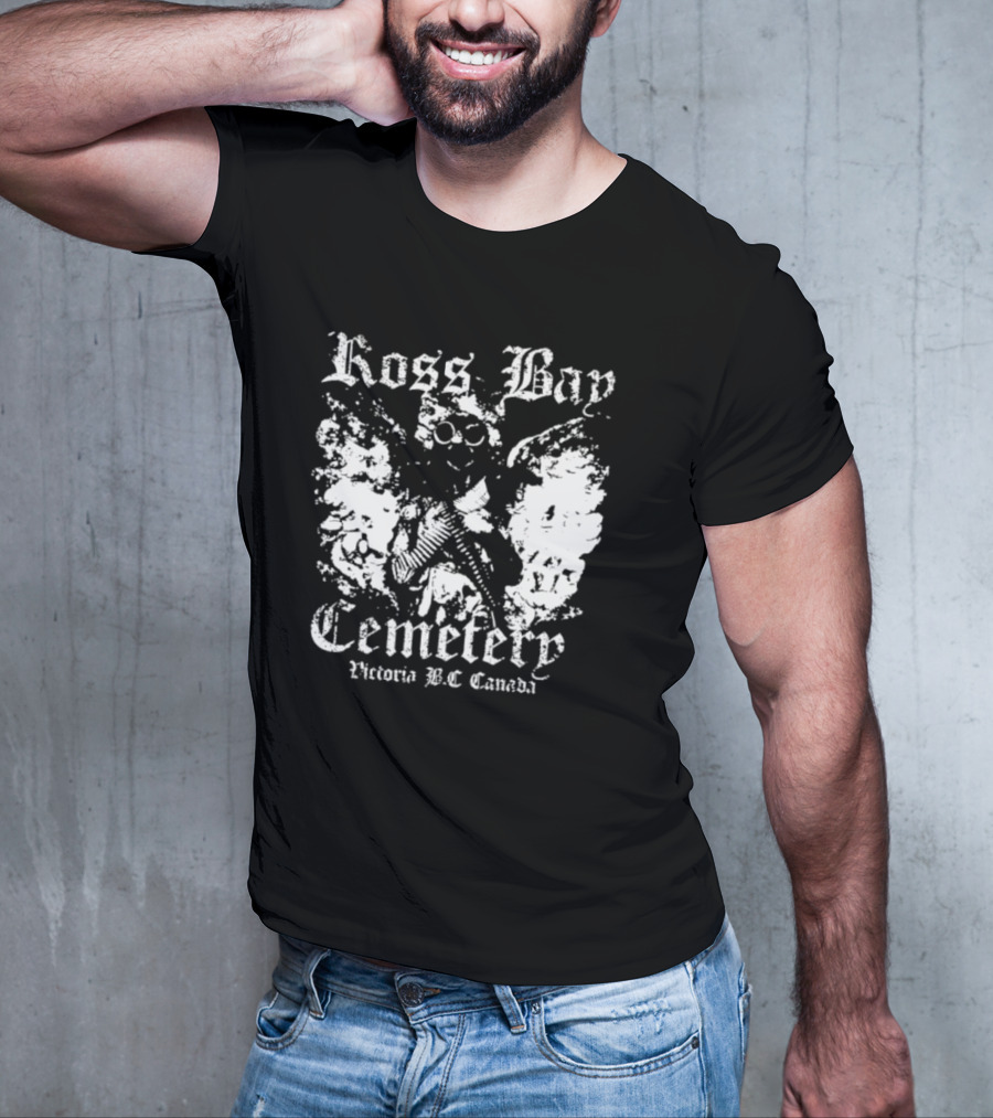 Ross Bay Cemetery Victoria BC Canada Vintage Gothic Skull T-Shirt