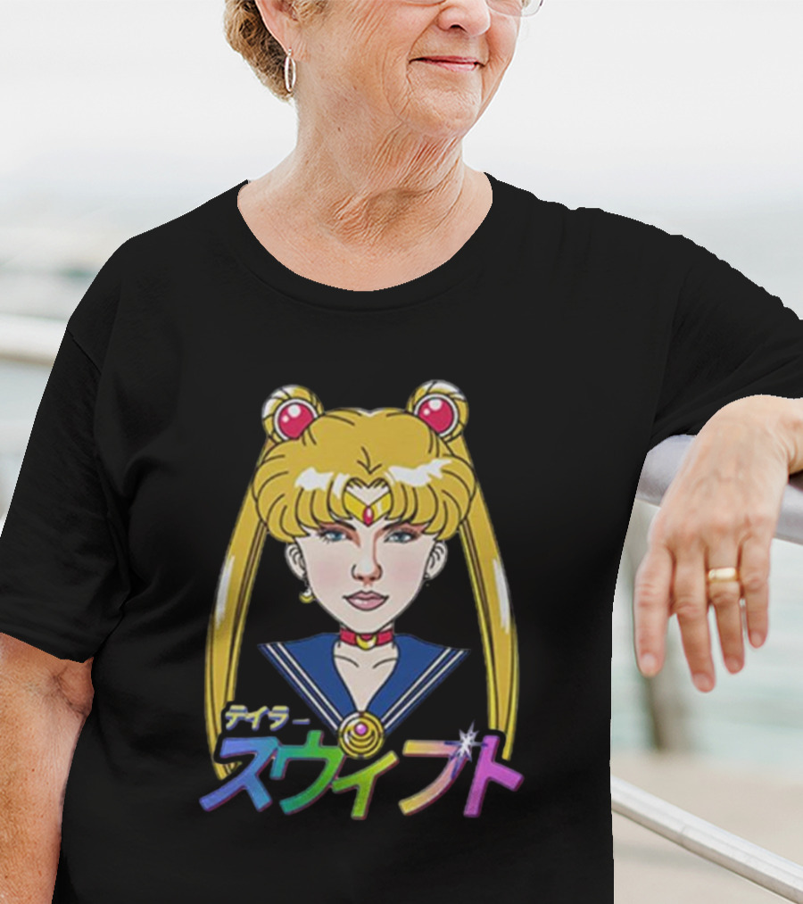 Sailor Moon Taylor Swift Anime Crossover Meme T-Shirt
