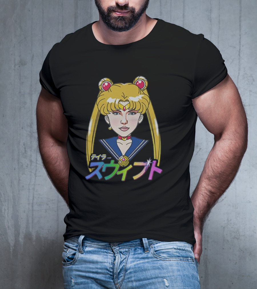 Sailor Moon Taylor Swift Anime Crossover Meme T-Shirt