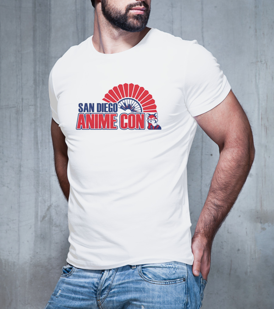San Diego Anime Con Fan And Character T-Shirt