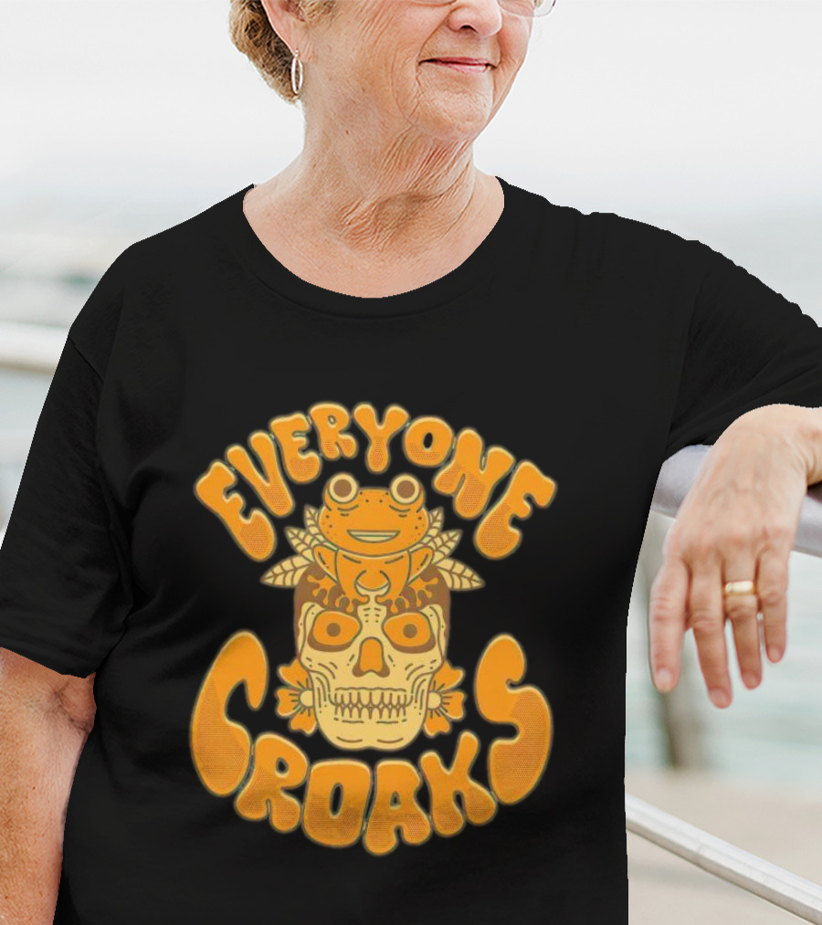Everyone Croaks Sugar Skull Frog T-Shirt