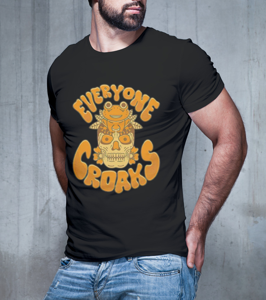 Everyone Croaks Sugar Skull Frog T-Shirt