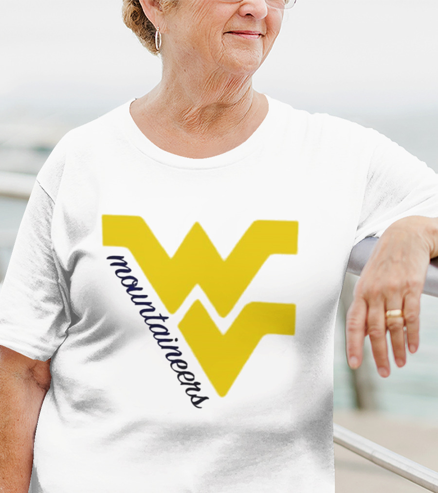 WVU Mountaineers Yellow WV T-Shirt