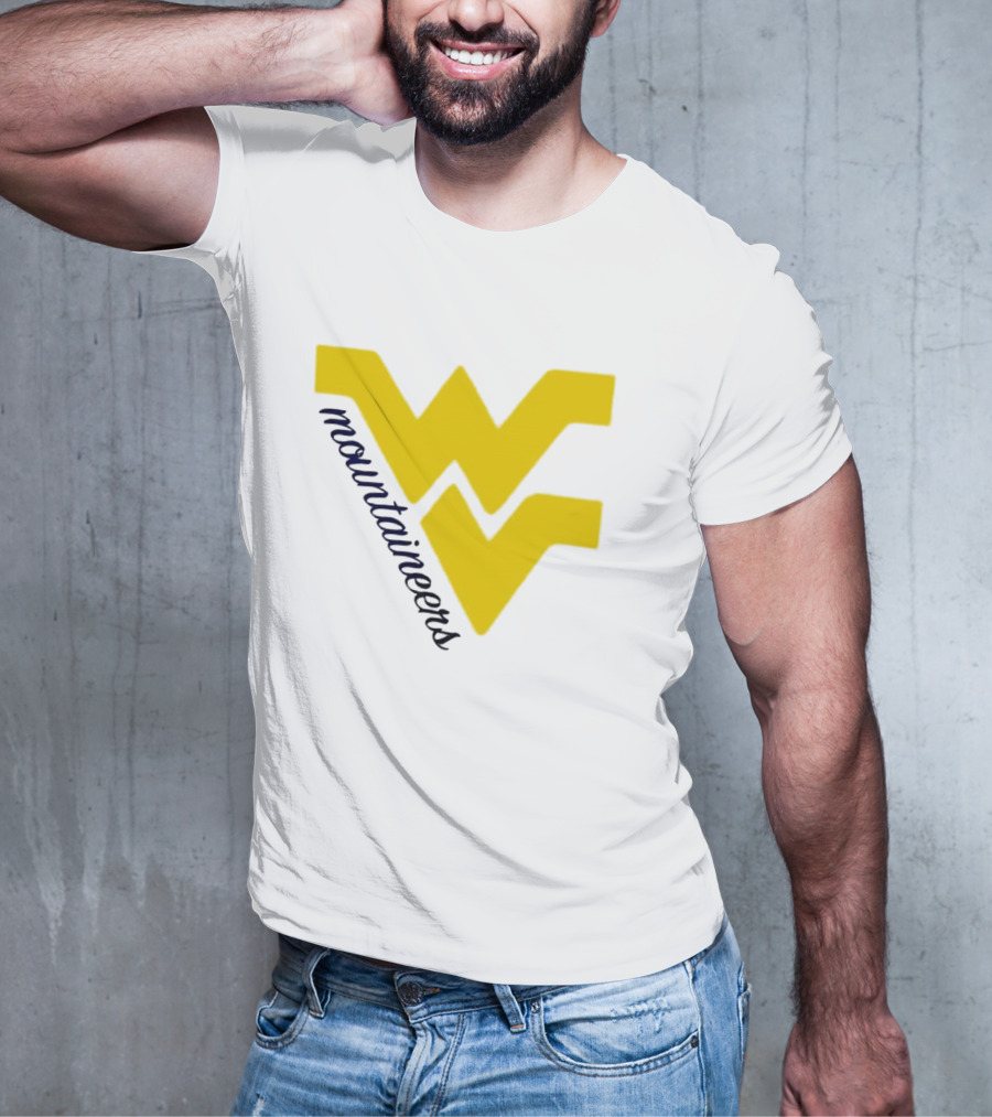 WVU Mountaineers Yellow WV T-Shirt