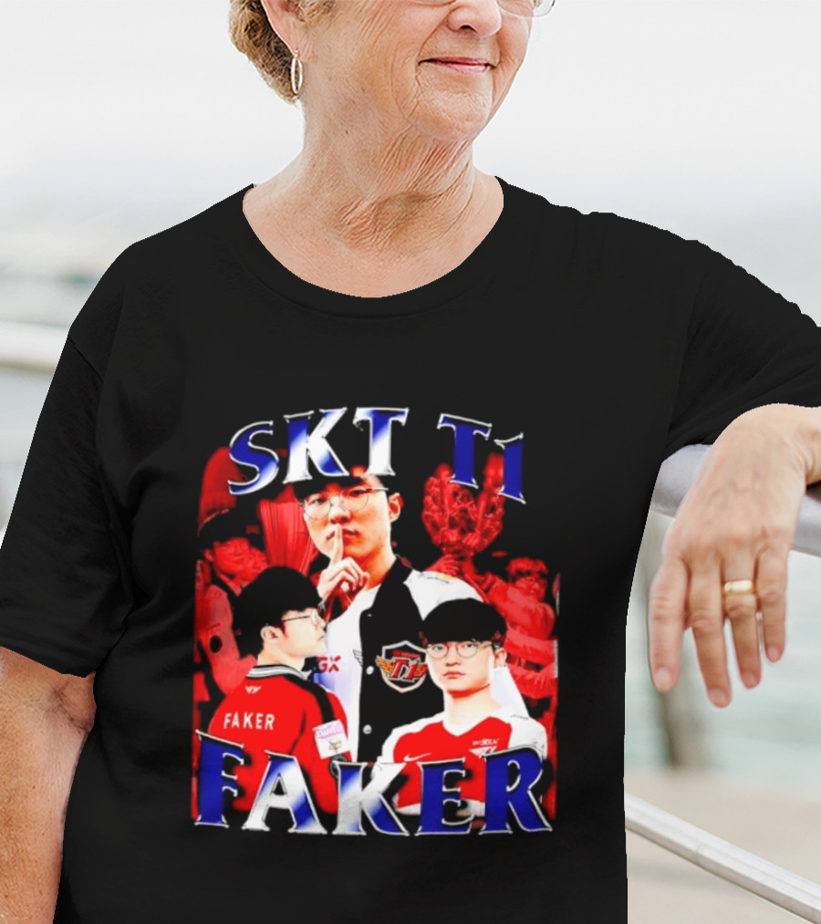 SKT T1 Faker Vintage Champion Legacy T-Shirt