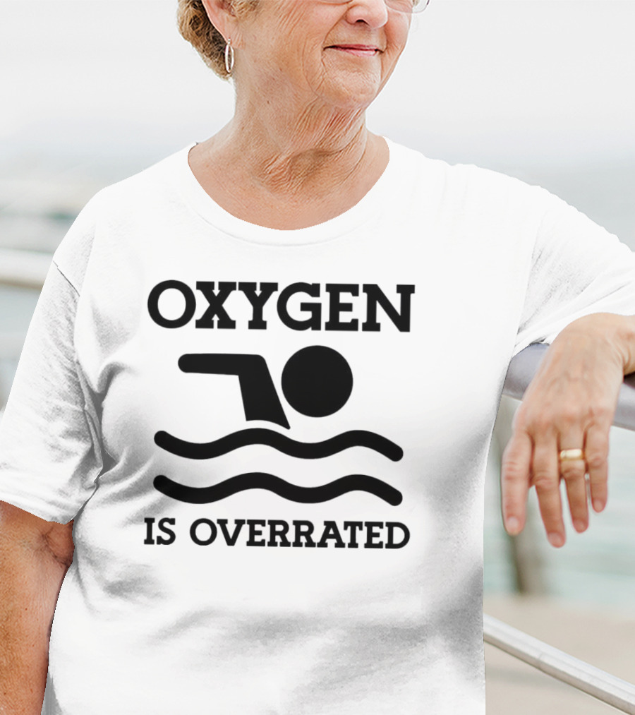 Swimming Oxygen Is Overrated Iconic T-Shirt