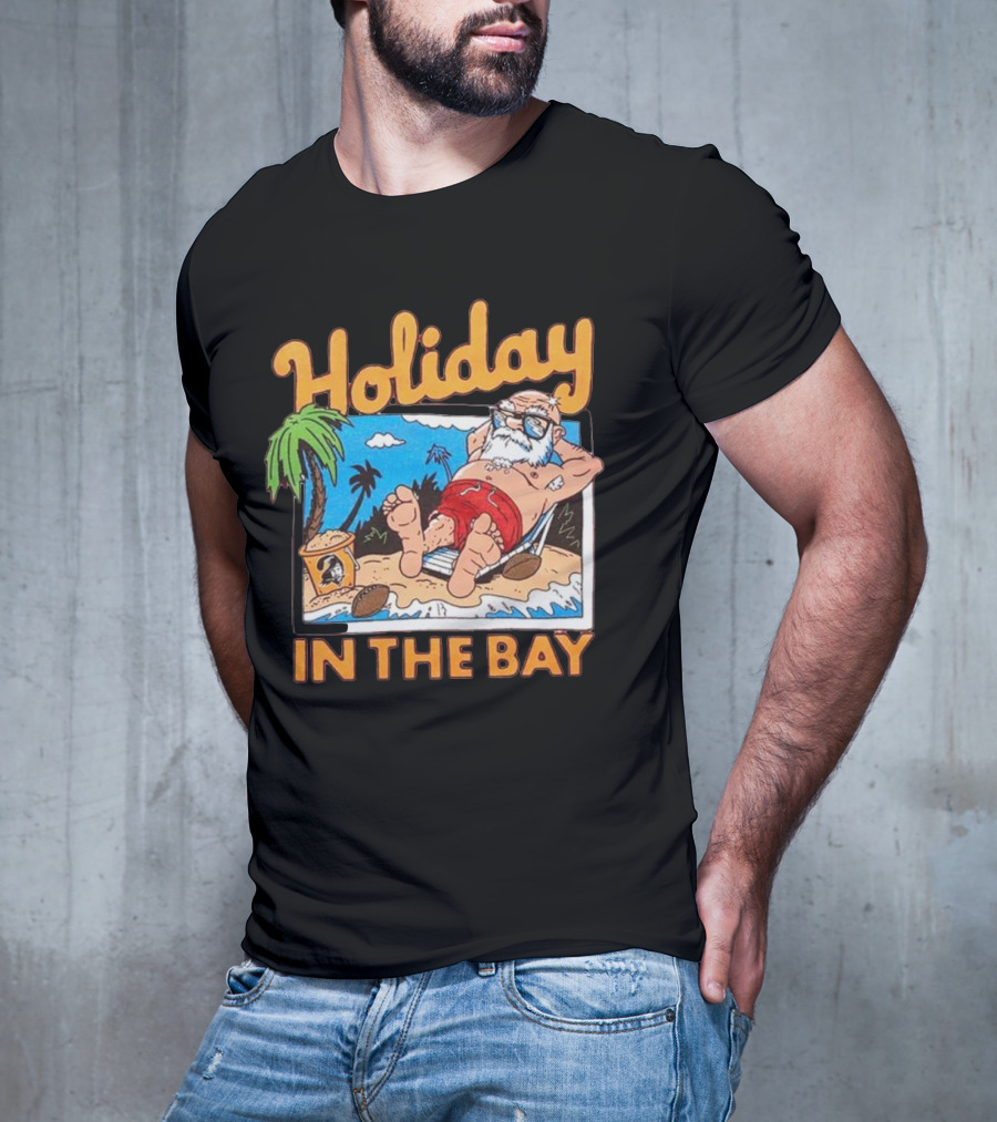 Holiday In The Bay Tampa Bay Buccaneers Christmas T-Shirt