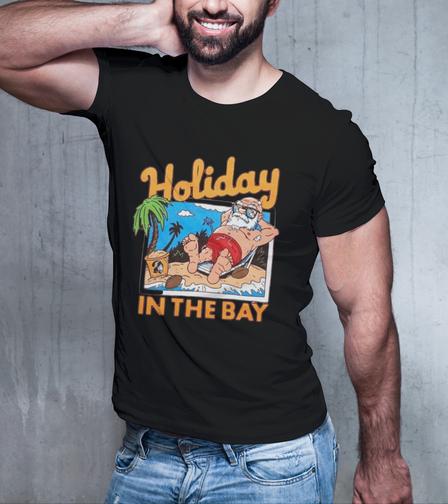 Holiday In The Bay Tampa Bay Buccaneers Christmas T-Shirt