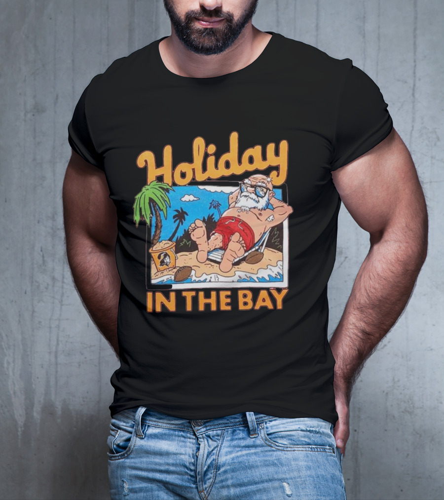 Holiday In The Bay Tampa Bay Buccaneers Christmas T-Shirt