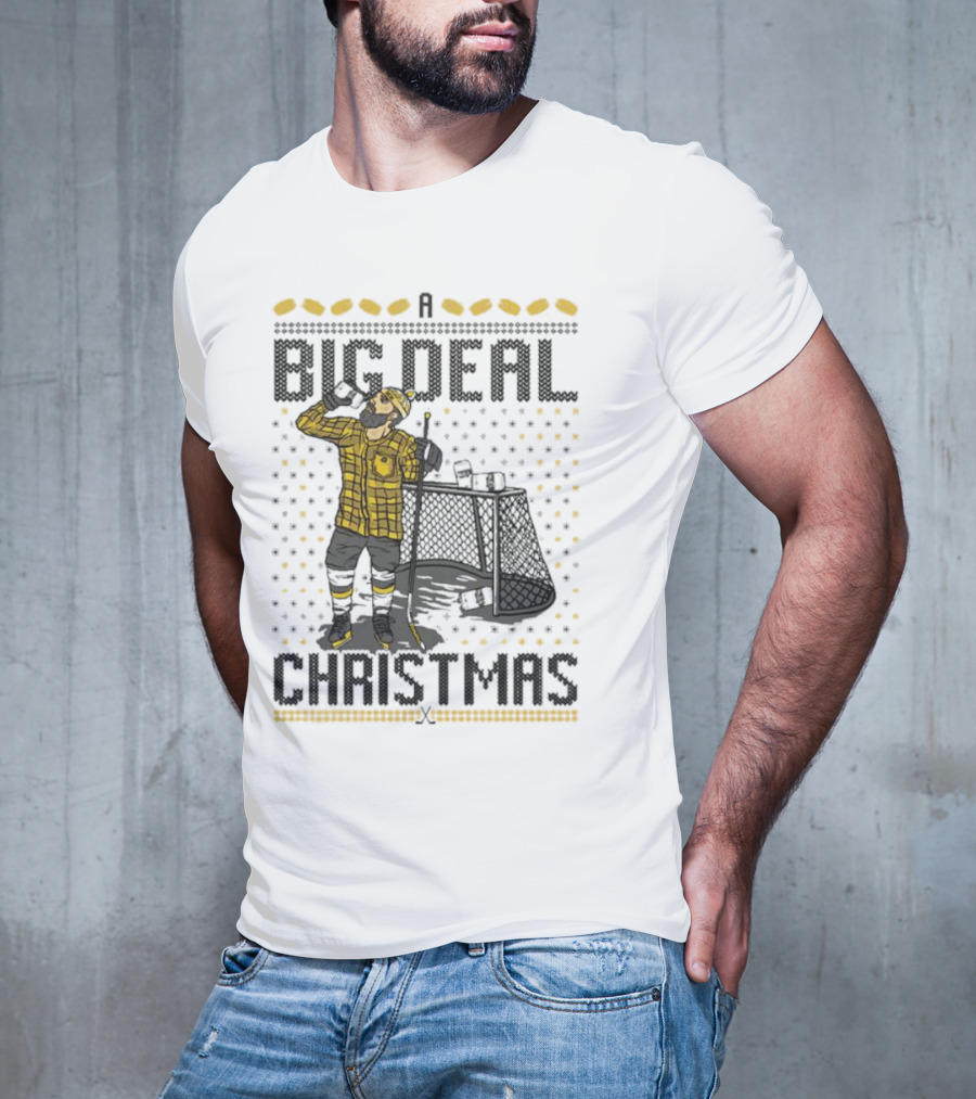 Big Deal Christmas Hockey Goalie T-Shirt
