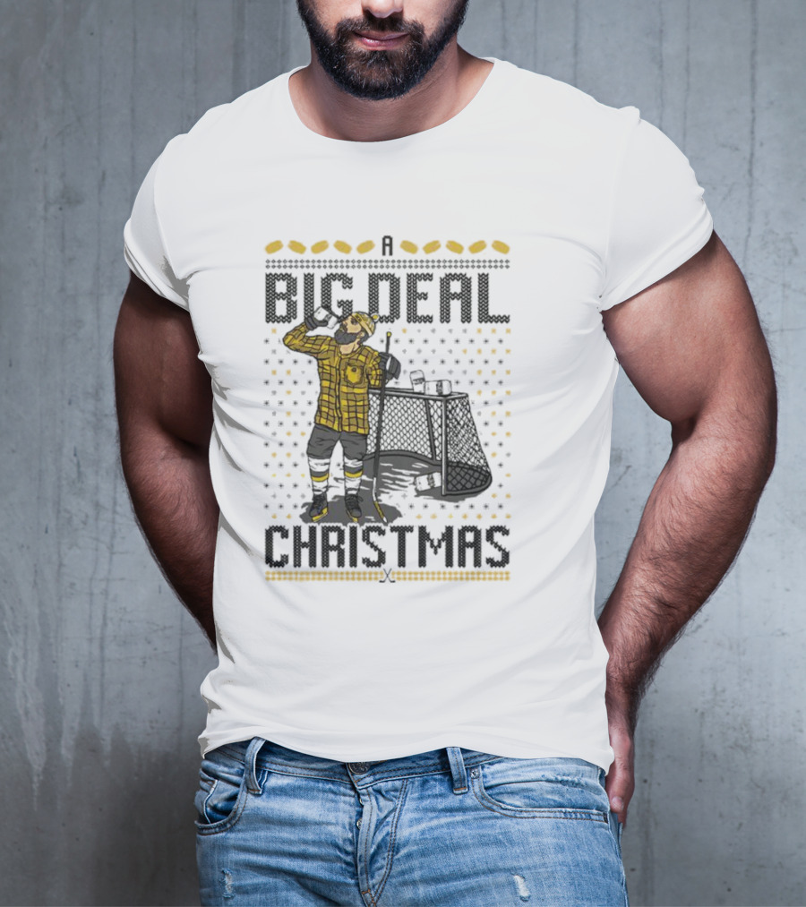 Big Deal Christmas Hockey Goalie T-Shirt