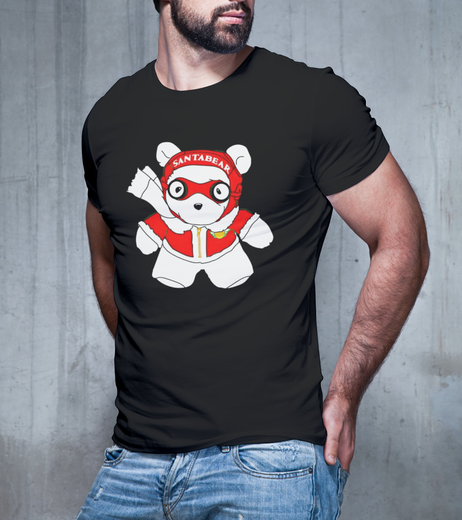 Santa Bear Aviator Christmas Minnesota T-Shirt