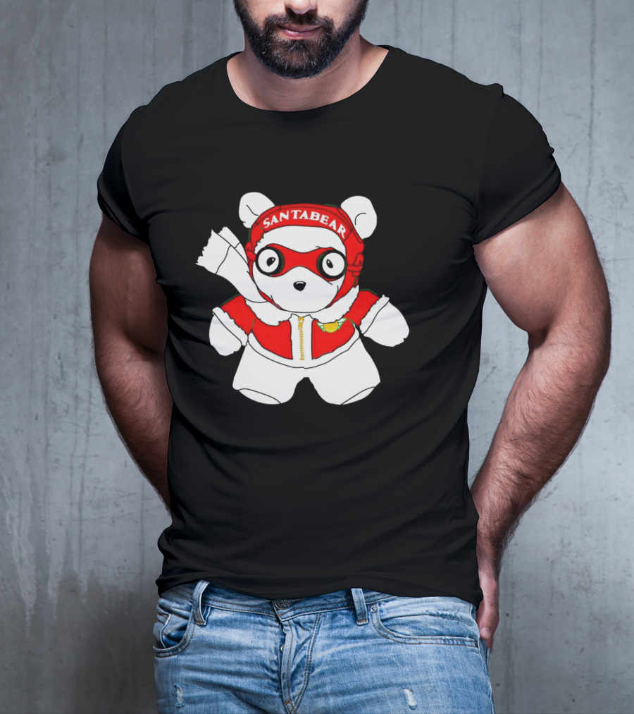 Santa Bear Aviator Christmas Minnesota T-Shirt