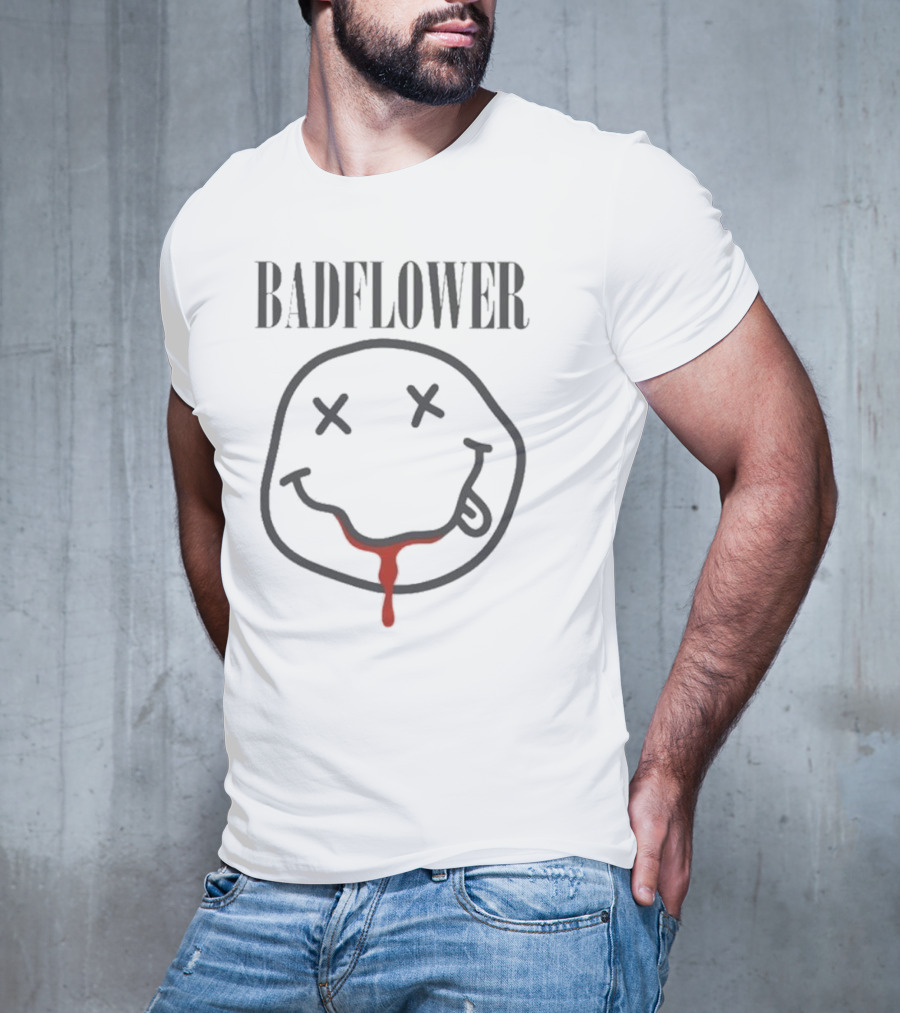 Badflower Smile Dripping Face T-Shirt