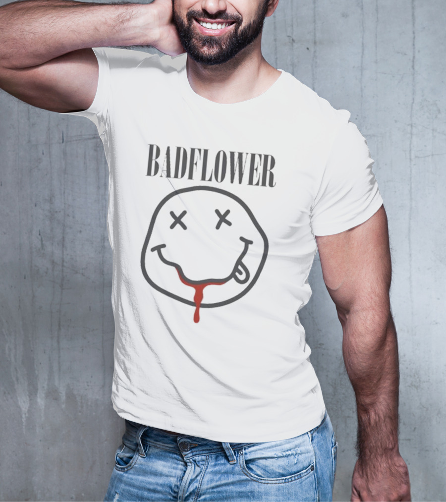 Badflower Smile Dripping Face T-Shirt