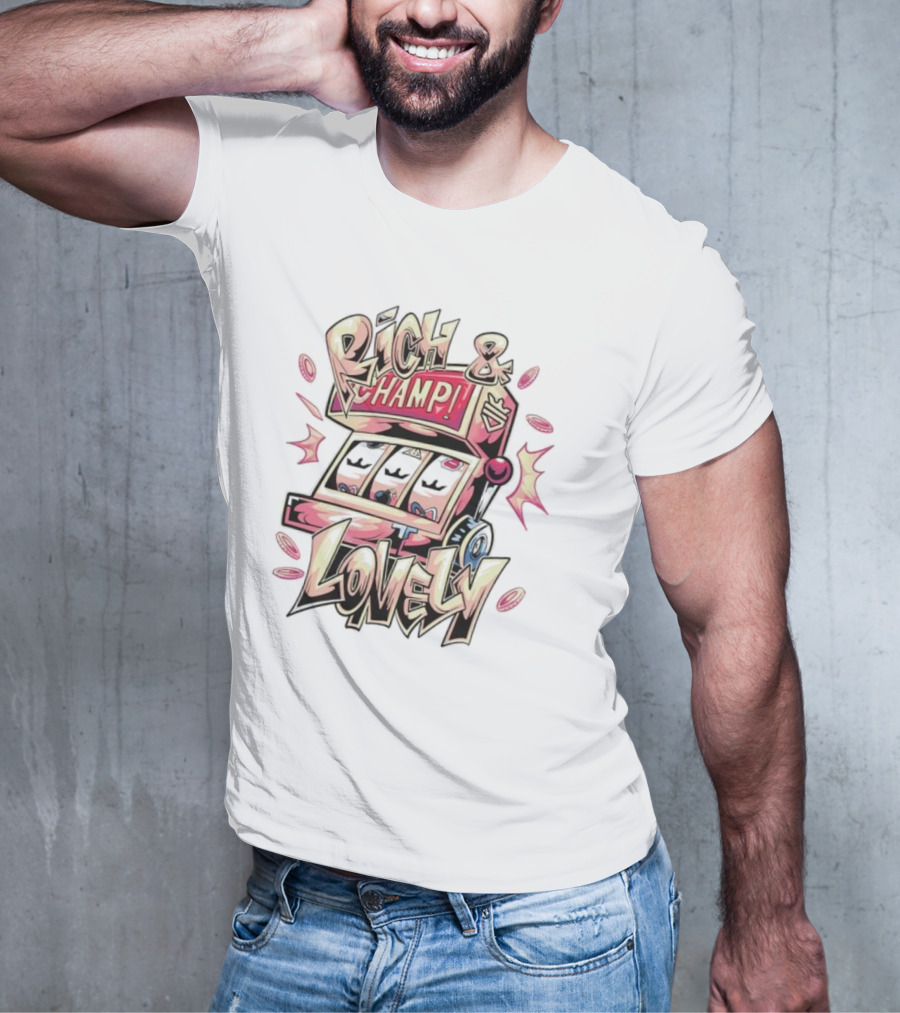 Rich And Champ Lovely Slot Machine Iconic T-Shirt