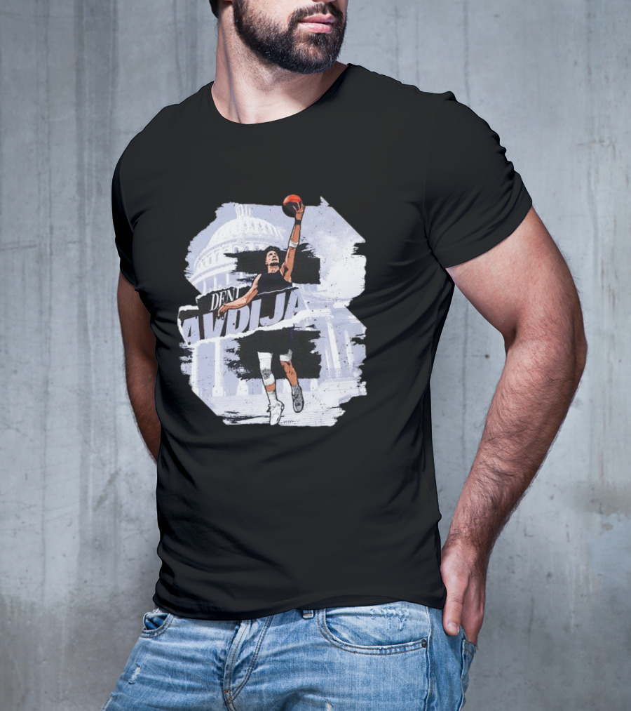Deni Avdija Basketball Washington Capitol T-Shirt