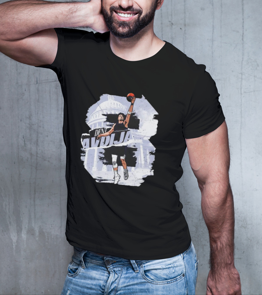 Deni Avdija Basketball Washington Capitol T-Shirt