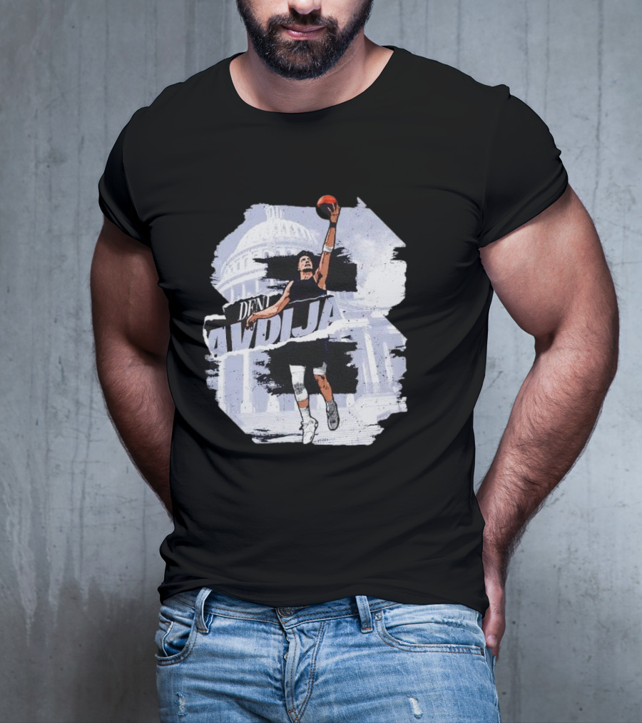 Deni Avdija Basketball Washington Capitol T-Shirt