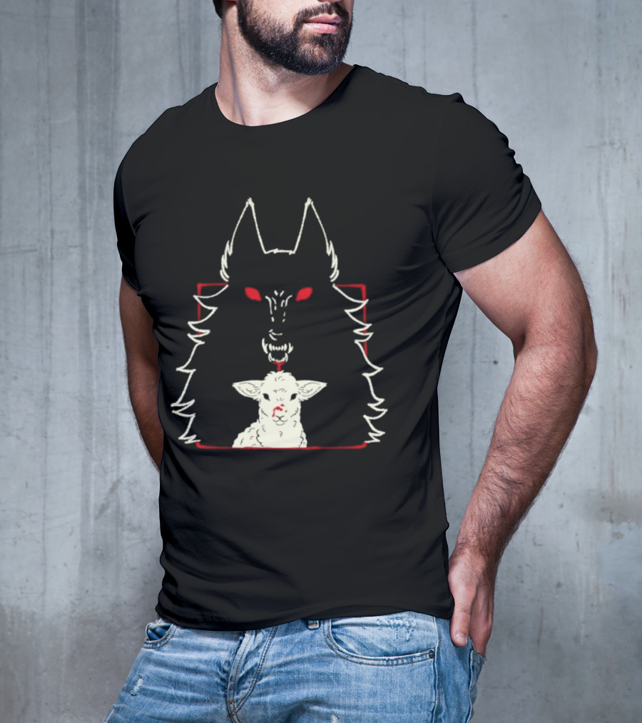 Duplicity By Morsusmania Wolf And Lamb Duality T-Shirt