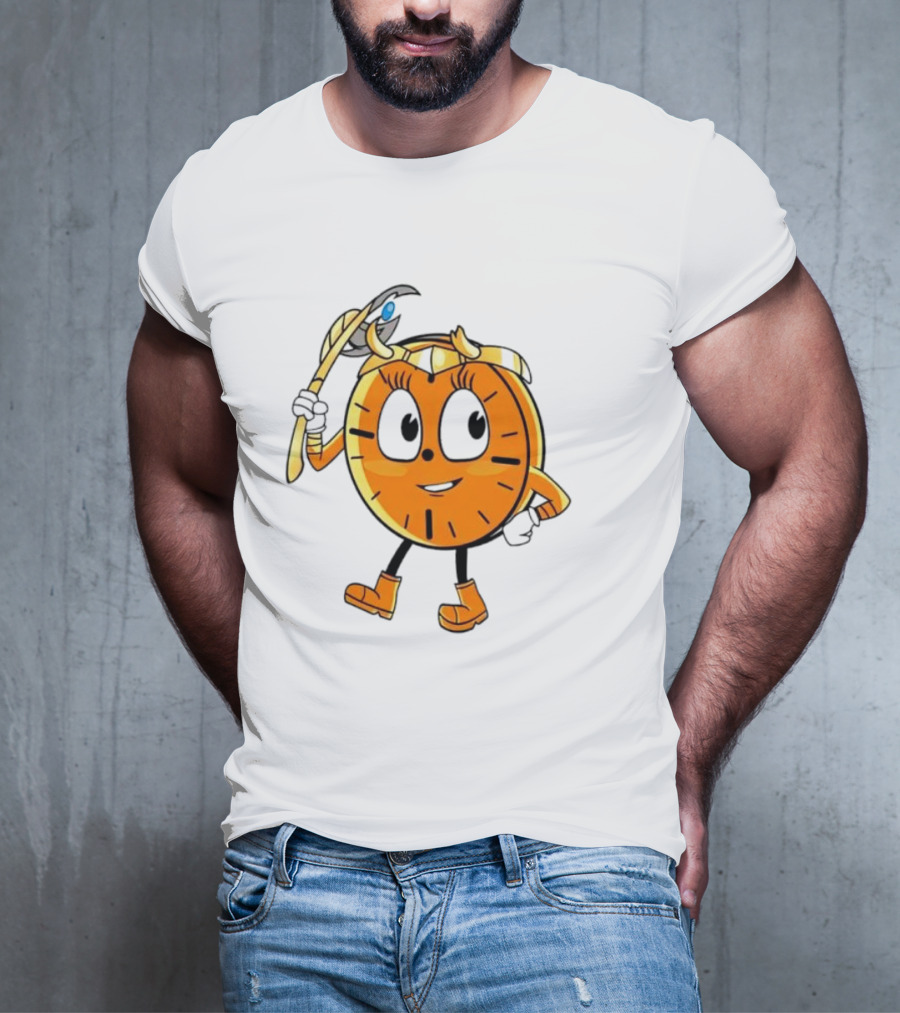 Time For Glorious Purpose Clock Character With Scepter T-Shirt