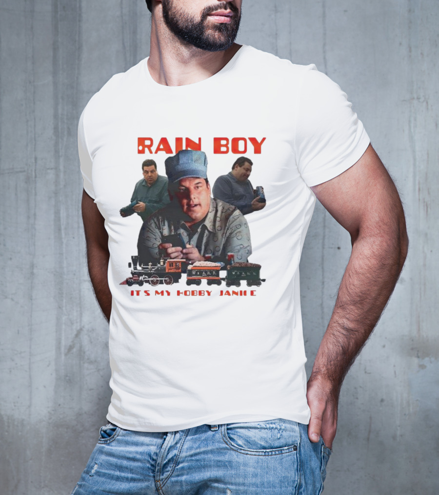 Tony Soprano Train Boy It's My Hobby Janice T-Shirt