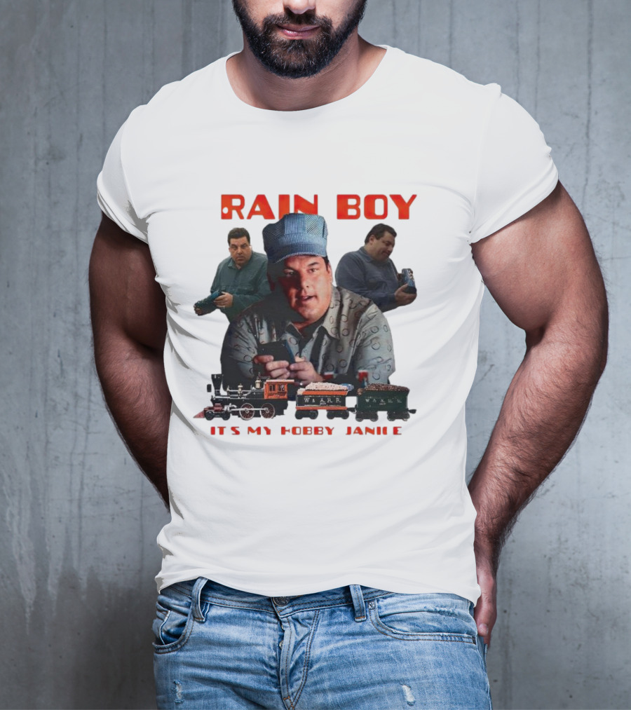 Tony Soprano Train Boy It's My Hobby Janice T-Shirt