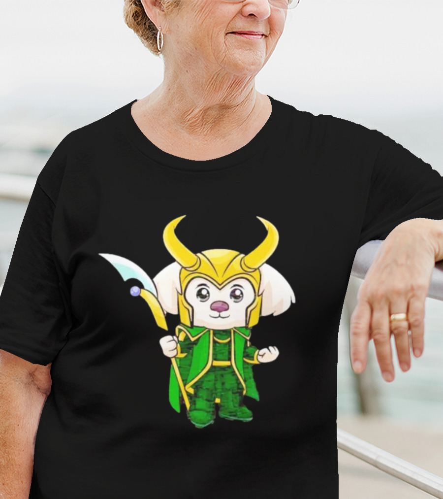 Trickster God Doug Loki Dog Version T-Shirt
