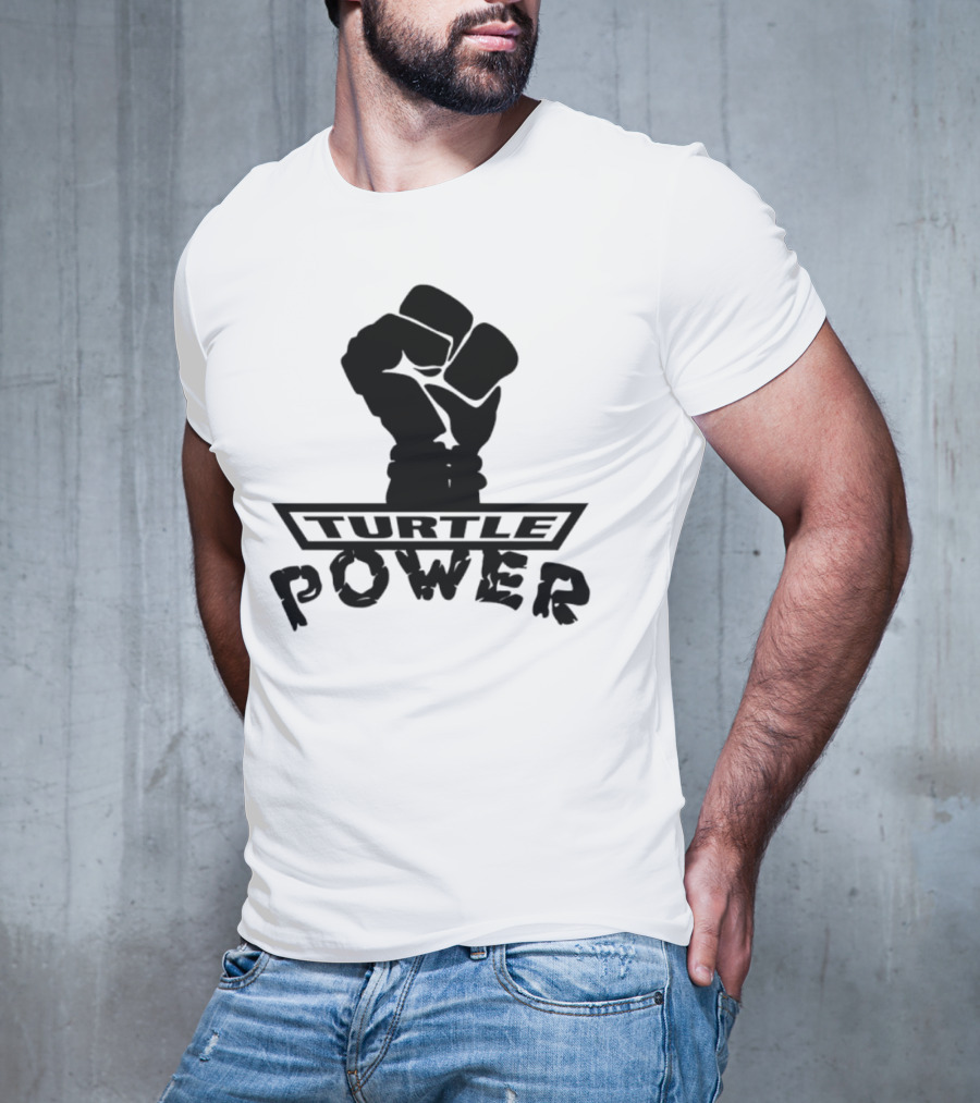 Turtle Power Fist Revolution Bold Iconic T-Shirt