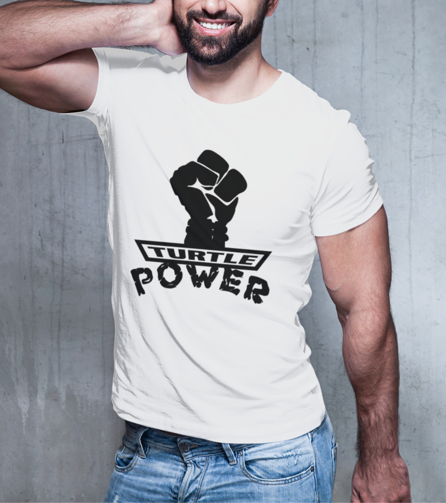 Turtle Power Fist Revolution Bold Iconic T-Shirt