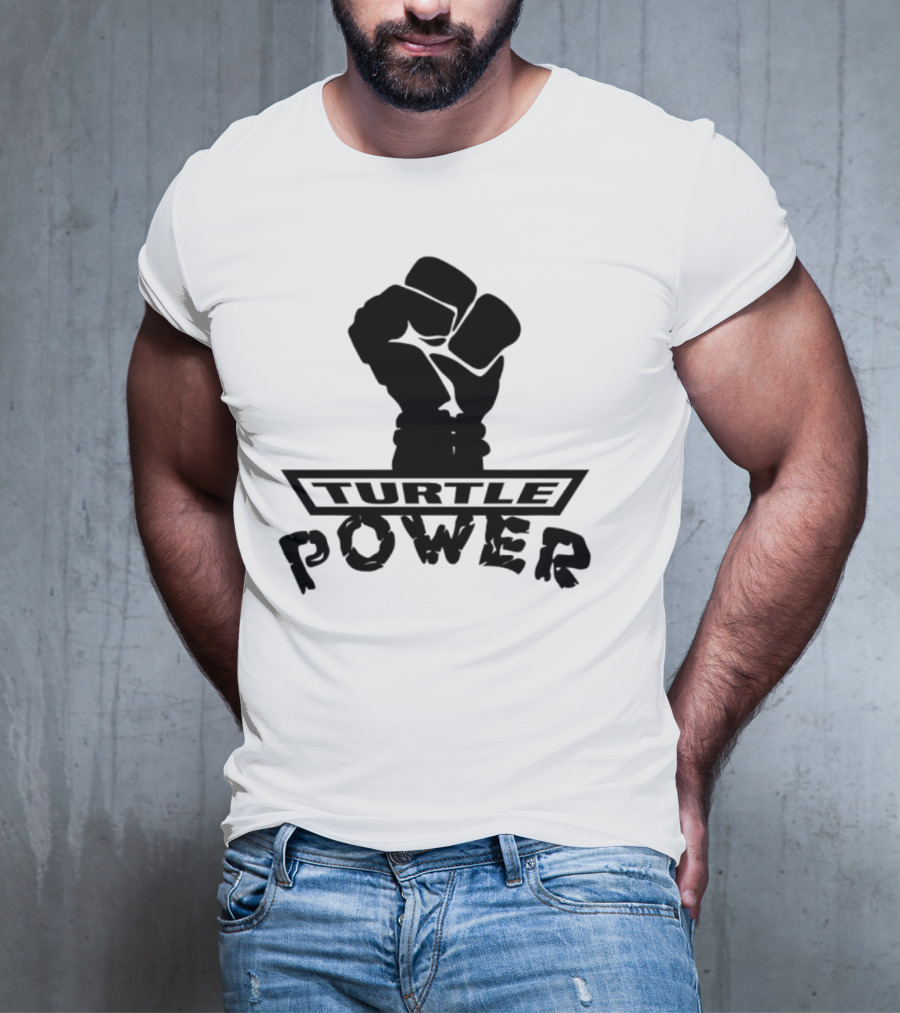 Turtle Power Fist Revolution Bold Iconic T-Shirt