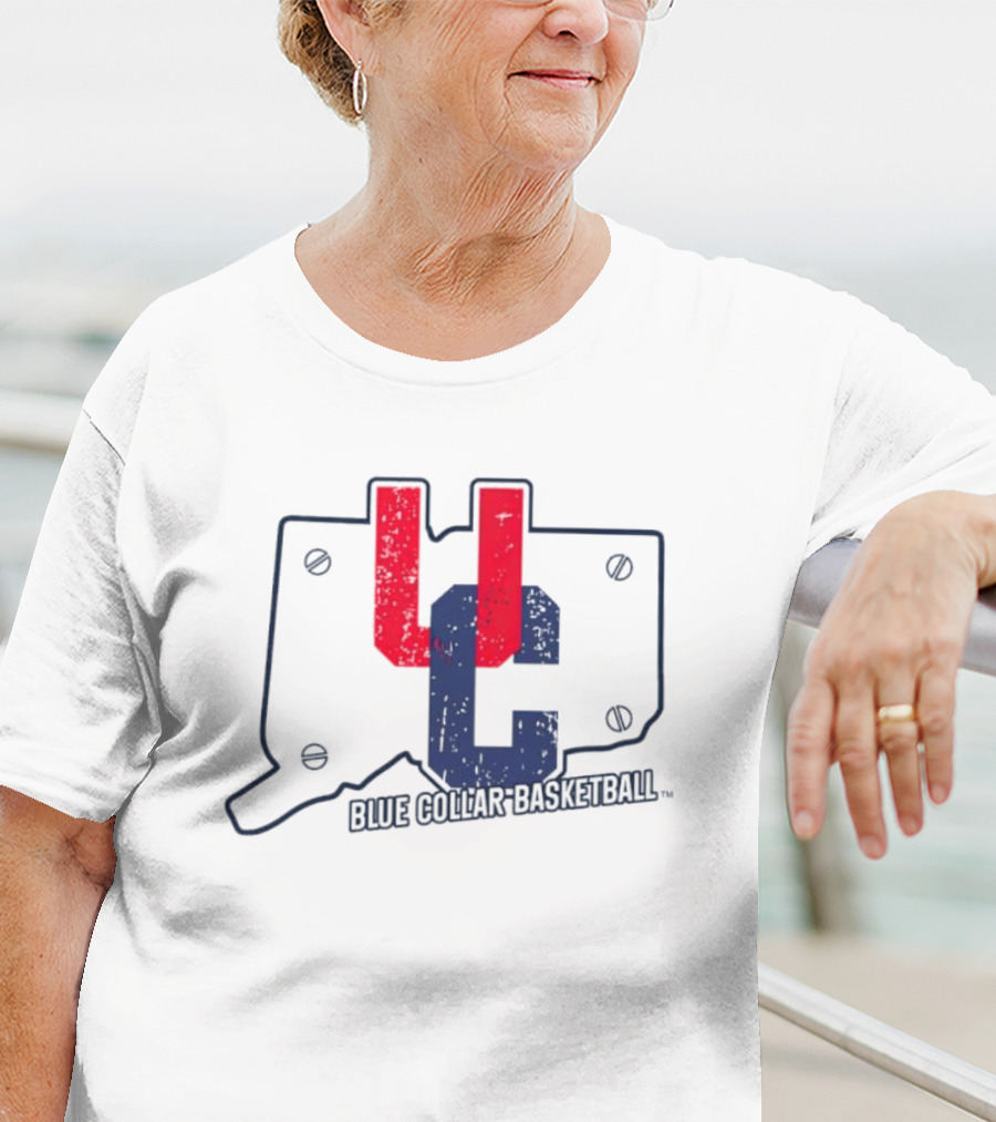UC Blue Collar Basketball Connecticut T-Shirt