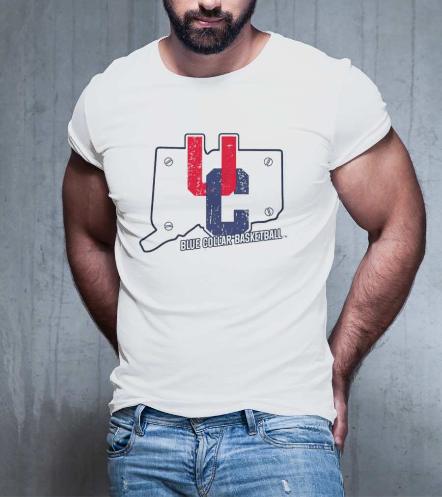 UC Blue Collar Basketball Connecticut T-Shirt