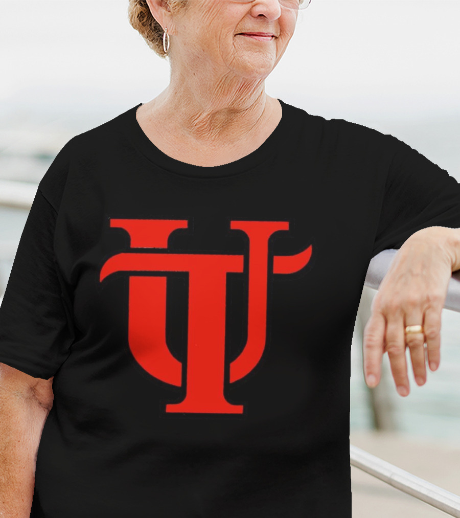 University Of Tampa UT Red Text T-Shirt