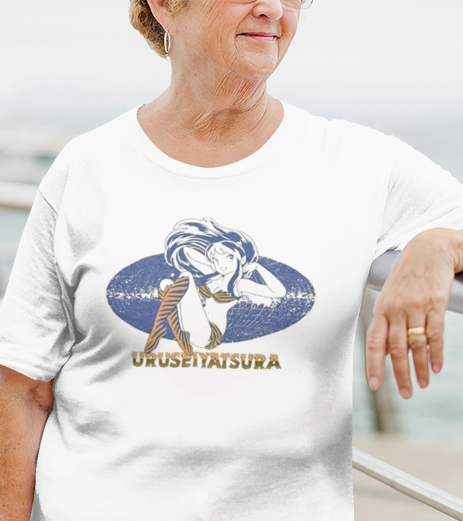 Vintage 80s Uruseiyatsura Anime Retro Character T-Shirt