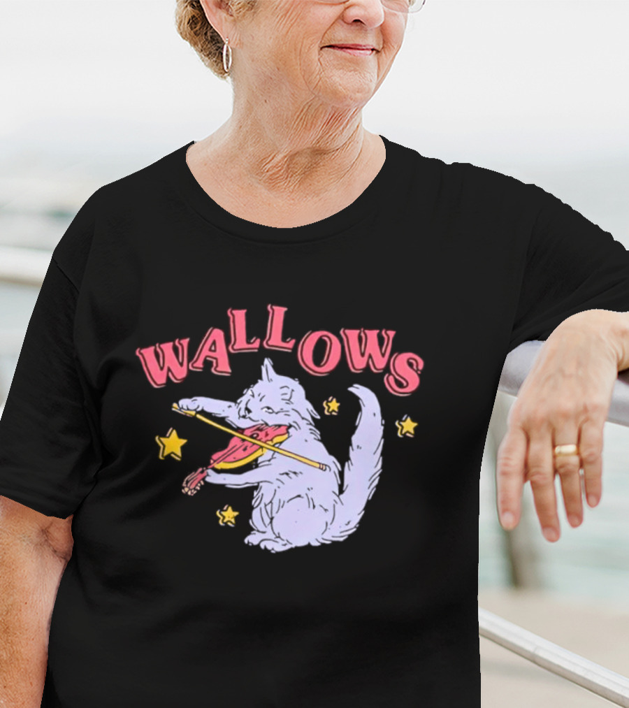 Wallows Playing Cat Fiddle With Stars T-Shirt