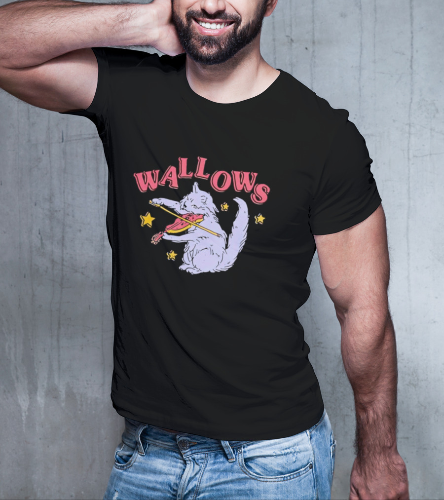 Wallows Playing Cat Fiddle With Stars T-Shirt