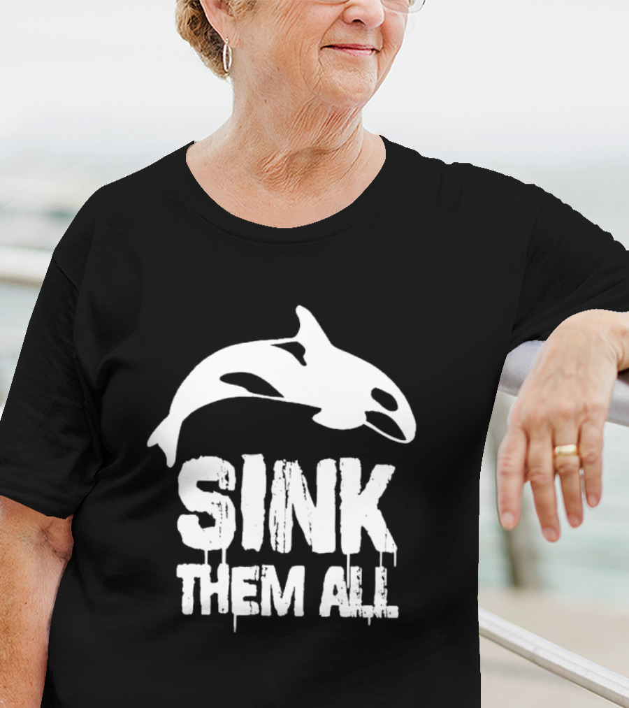 Sink Them All Whale T-Shirt