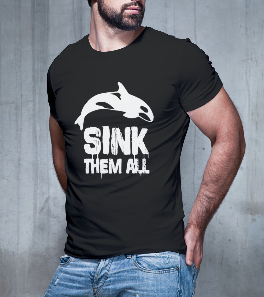 Sink Them All Whale T-Shirt