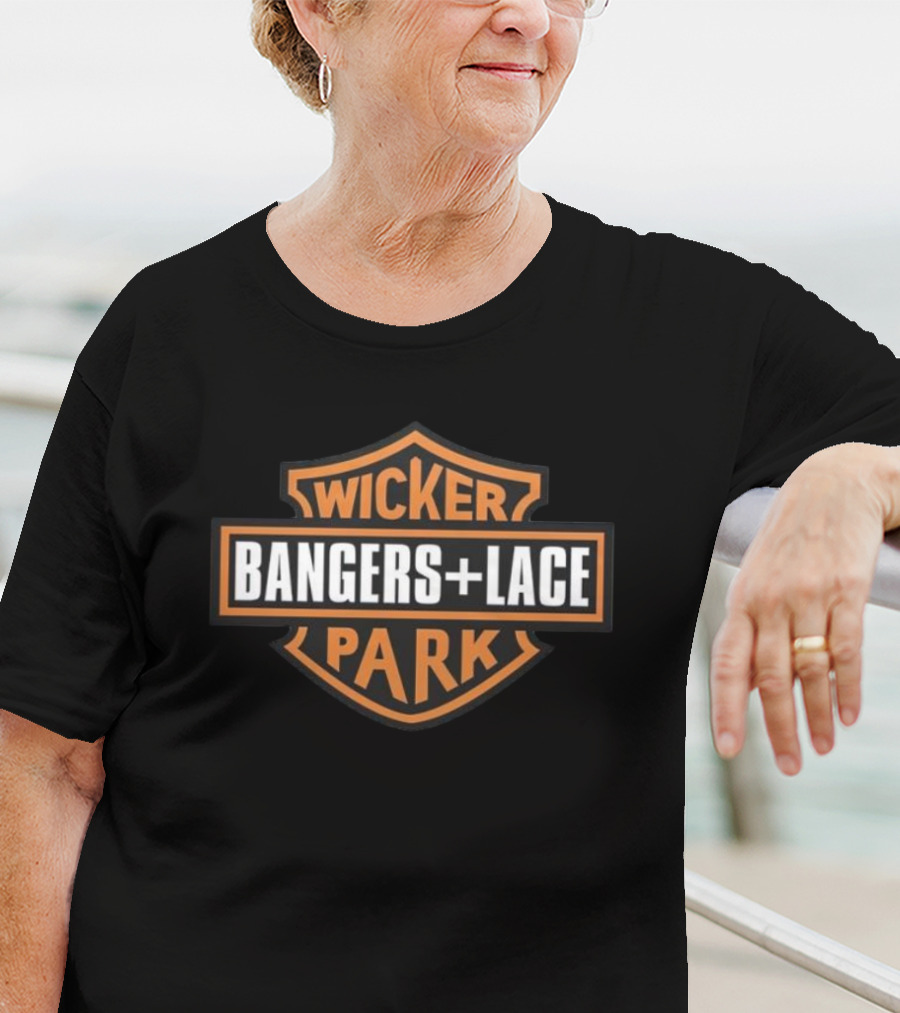 Wicker Park Bangers + Lace Shield Emblem T-Shirt