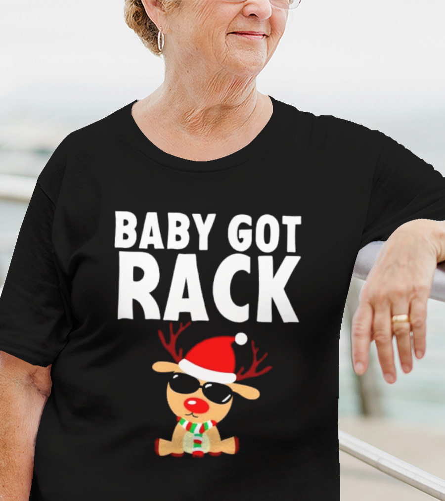 Baby Got Rack Reindeer Christmas T-Shirt