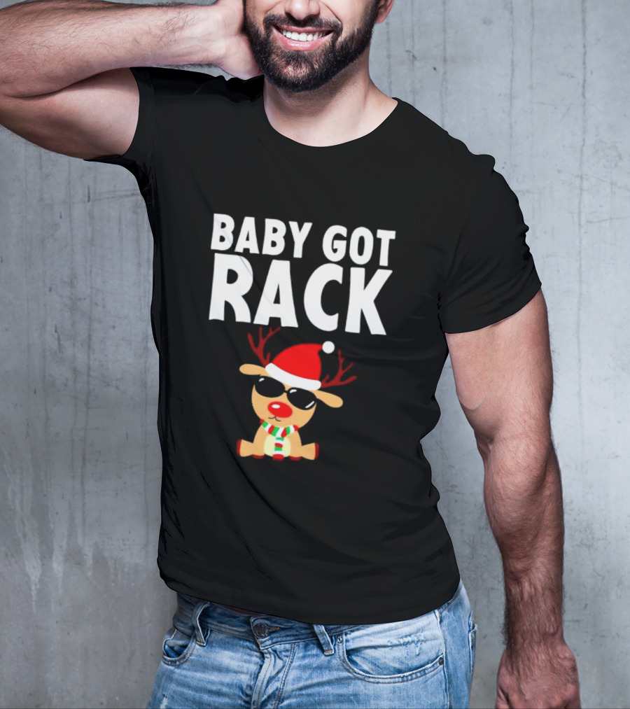 Baby Got Rack Reindeer Christmas T-Shirt