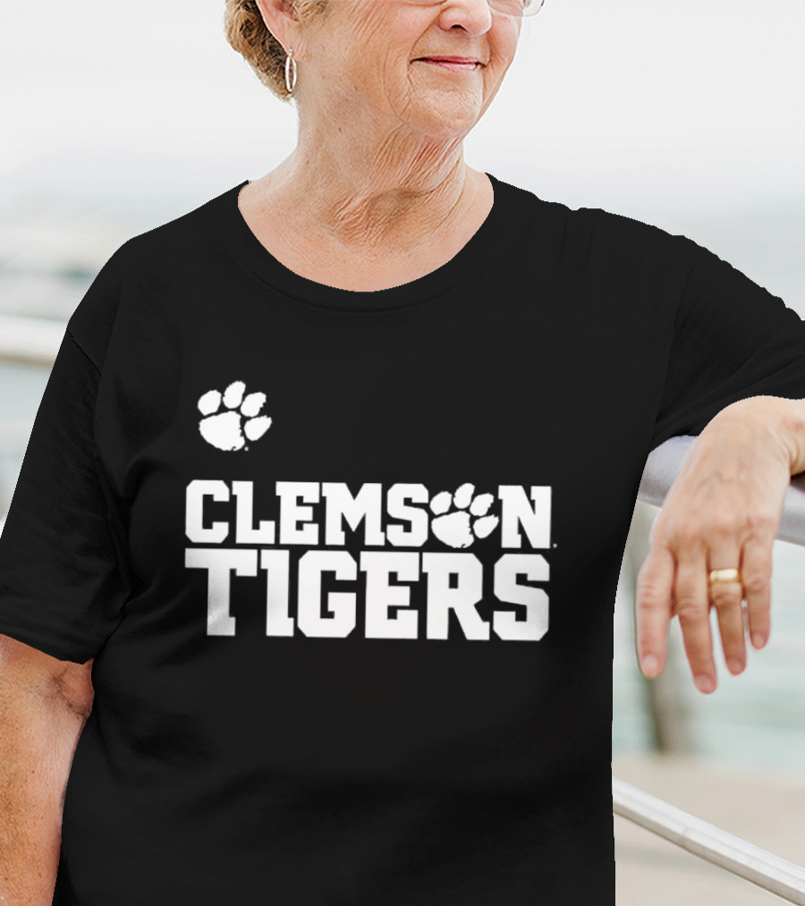 Clemson Tigers Logo Paw T-Shirt
