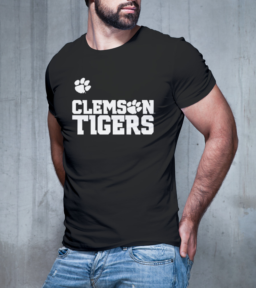 Clemson Tigers Logo Paw T-Shirt
