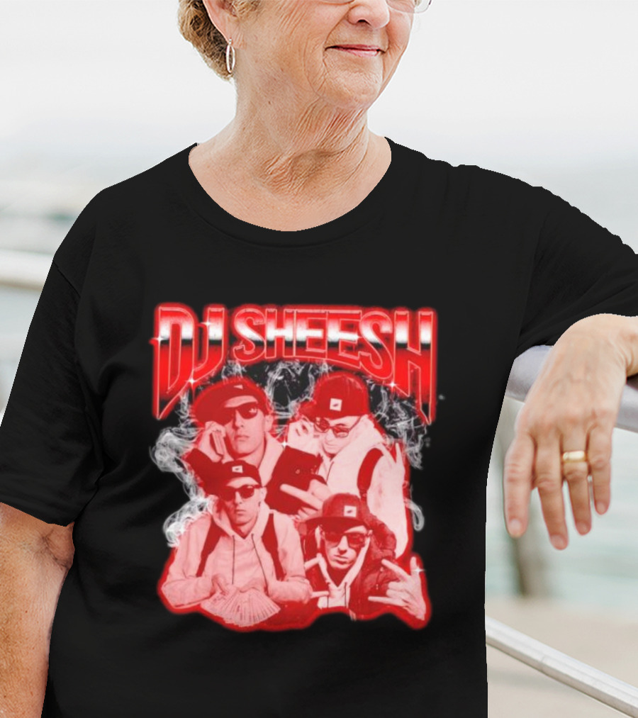 DJ Sheesh Smoking Cool Vibes With Cyclops Crew T-Shirt