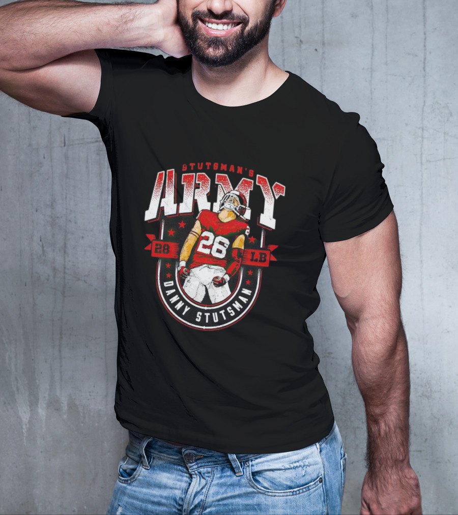 Danny Stutsman Stutsman’s Army 28 LB Football Hero T-Shirt