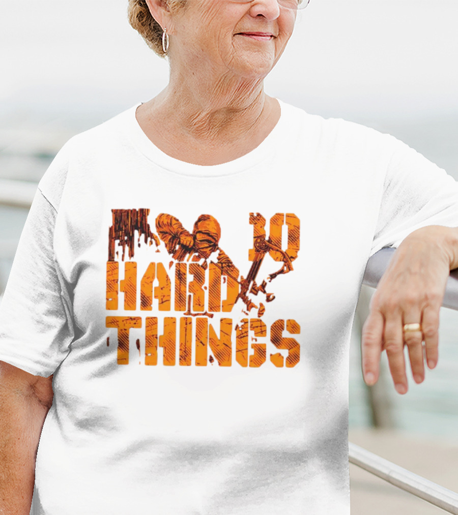 Do Hard Things Archery Bow And Arrow Drawing T-Shirt