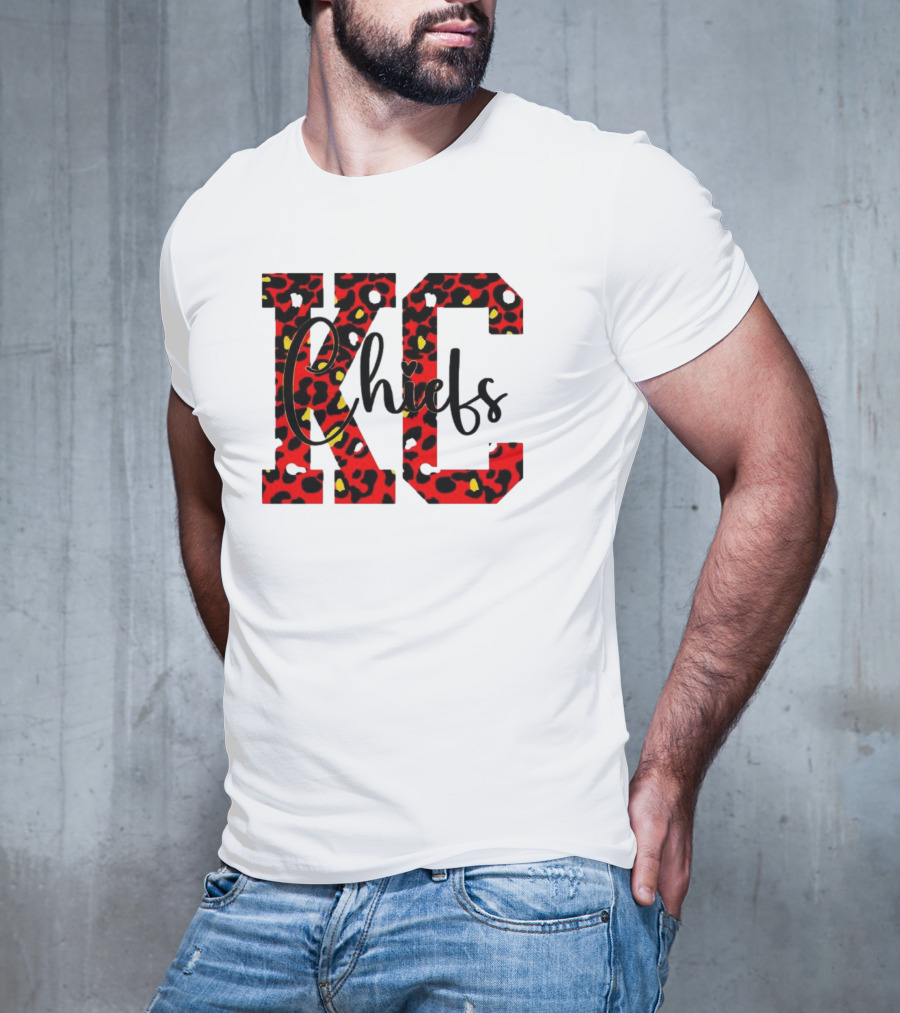 KC Chiefs Leopard Print T-Shirt